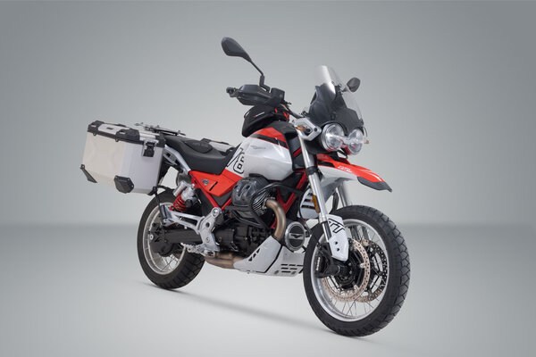 Kit valises en aluminium TRAX ADV. Argent. 37/45 l. Moto Guzzi V85 TT / Strada (24-)